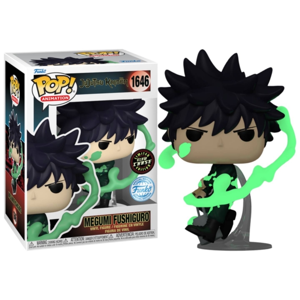 Funko Pop Anime Jujutsu Kaisen Megumi Fushiguro Chase Paint Glow Edition
